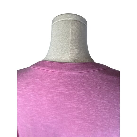 Southern Tide Large Long Sleeve Pink Dress Rayon Spandex - Picture 12 of 15